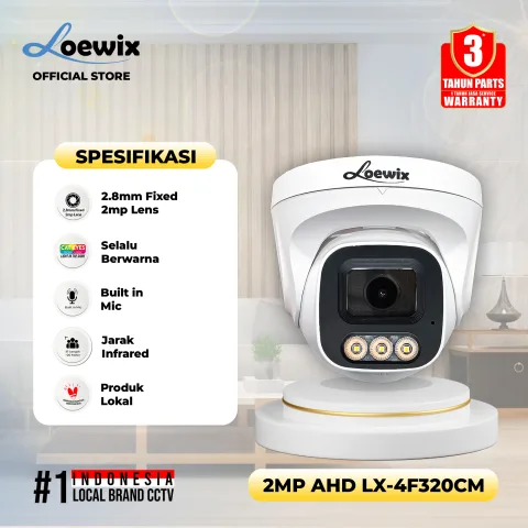 ANALOG INDOOR CAMERA 2MP LOEWIX FULL COLOUR AUDIO