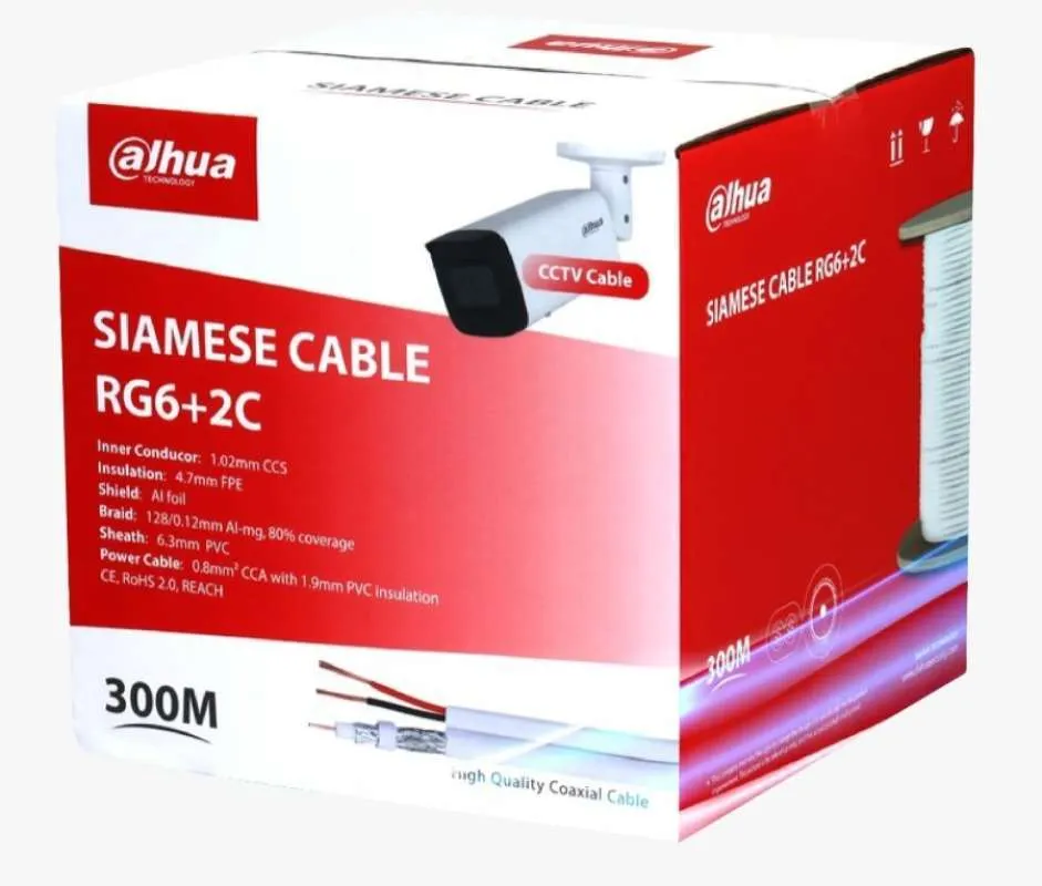 KABEL COAXIAL RG6+P BOX DAHUA