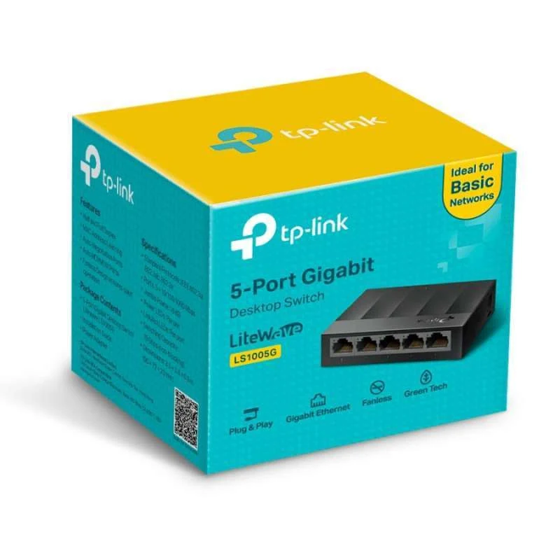 SWITCH HUB GIGABIT TP LINK 5 PORT NON METAL