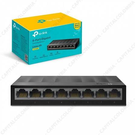 SWITCH HUB GIGABIT TP LINK 8 PORT NON METAL